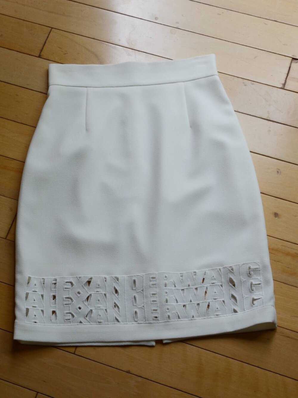 Alexander Wang Laser Cut Pencil Skirt Size 2 US